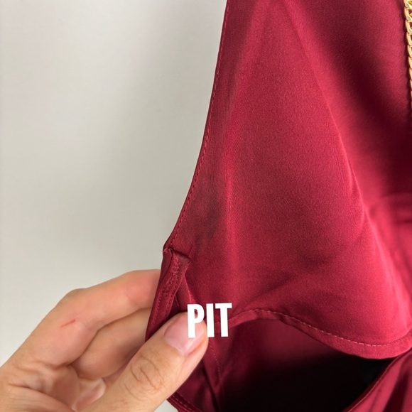 FLAWS NBD Alessi Gown in Burgundy Size XS - Picture 8 of 14